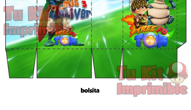 Kit Imprimible Tree Fu Tom