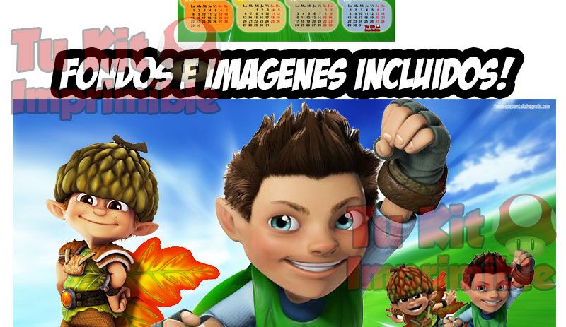 Kit Imprimible Tree Fu Tom