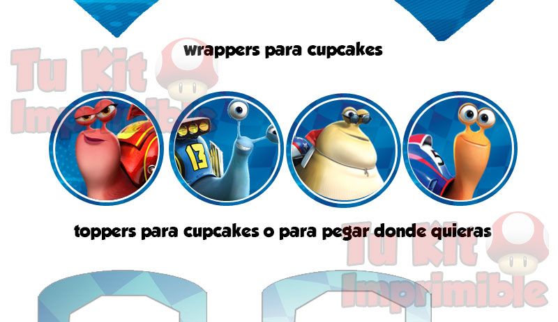 Kit Imprimible Turbo