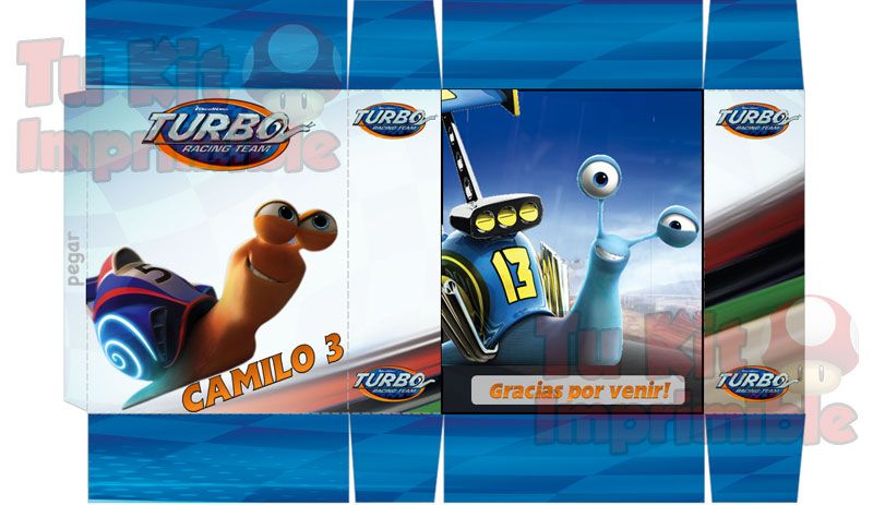 Kit Imprimible Turbo