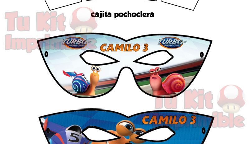 Kit Imprimible Turbo