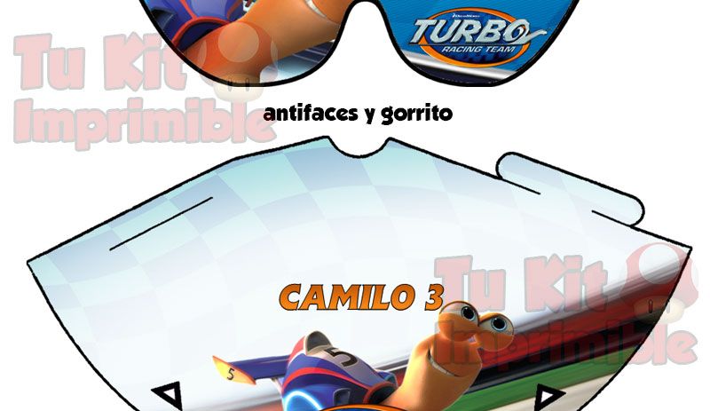 Kit Imprimible Turbo