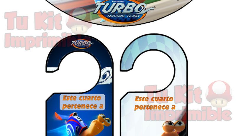 Kit Imprimible Turbo