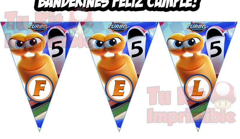 Kit Imprimible Turbo