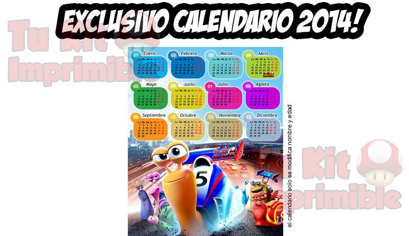 Kit Imprimible Turbo