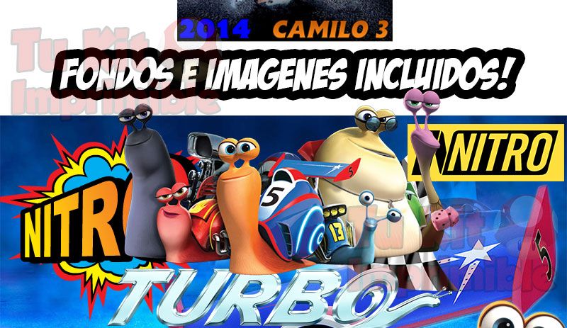 Kit Imprimible Turbo