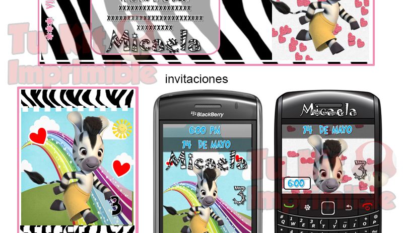 invitaciones zou