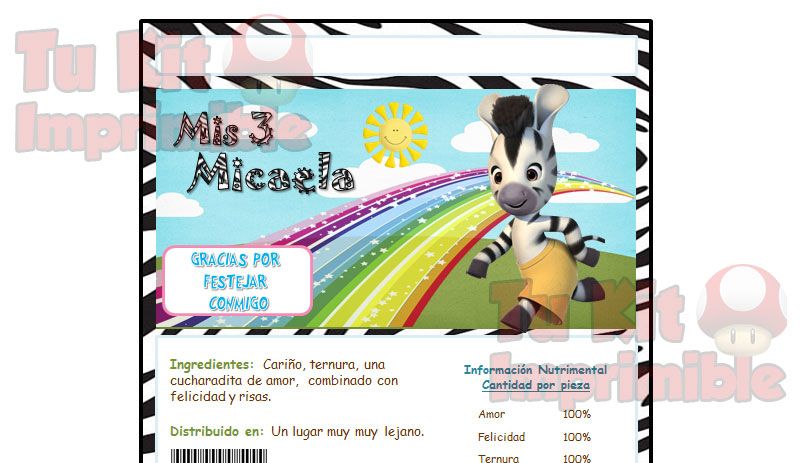 invitaciones zou