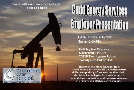 Oil Company Employer Presentation in Twentynine Palms