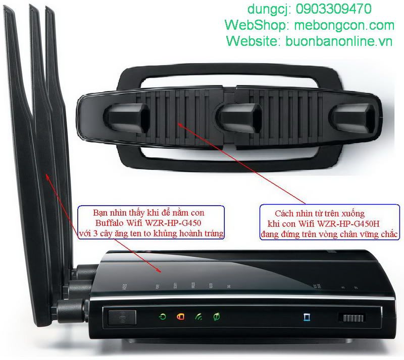 Wifi Router Buffalo, Modem Wifi ADSL 2+ Modem 3G, USB thu Wifi. Toàn hàng BUFFALO - 40