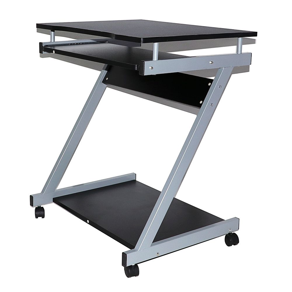 Computer Desk Study Home Office Portable Trolley Workstation Laptop