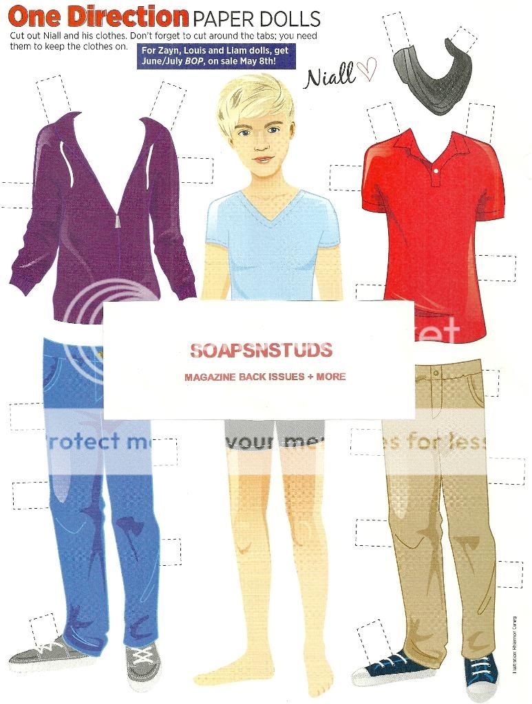 NEW   Paper Dolls for One Directions (1D) Harry Styles & Niall Horan 