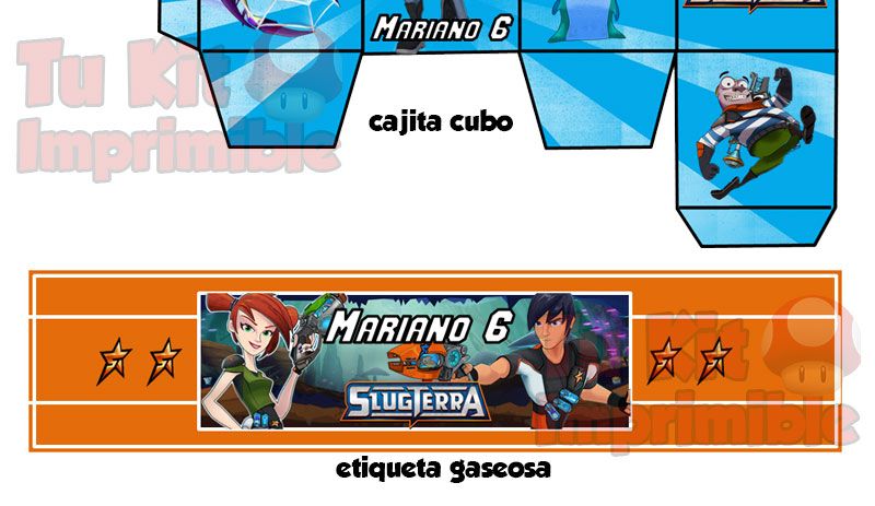 Kit Imprimible Bajo Terra