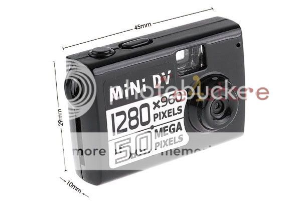 Mini Spy DV DVR Camera Recorder Camcorder Video Webcam 5 0 Mega HD 
