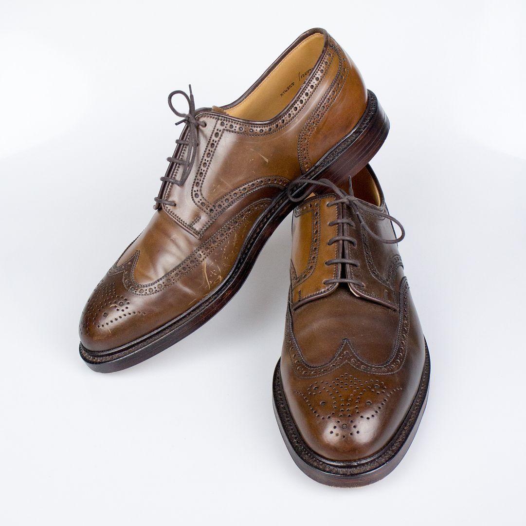 New C&J for RALPH LAUREN England Marlow Cordovan Leather Oxford Shoes ...