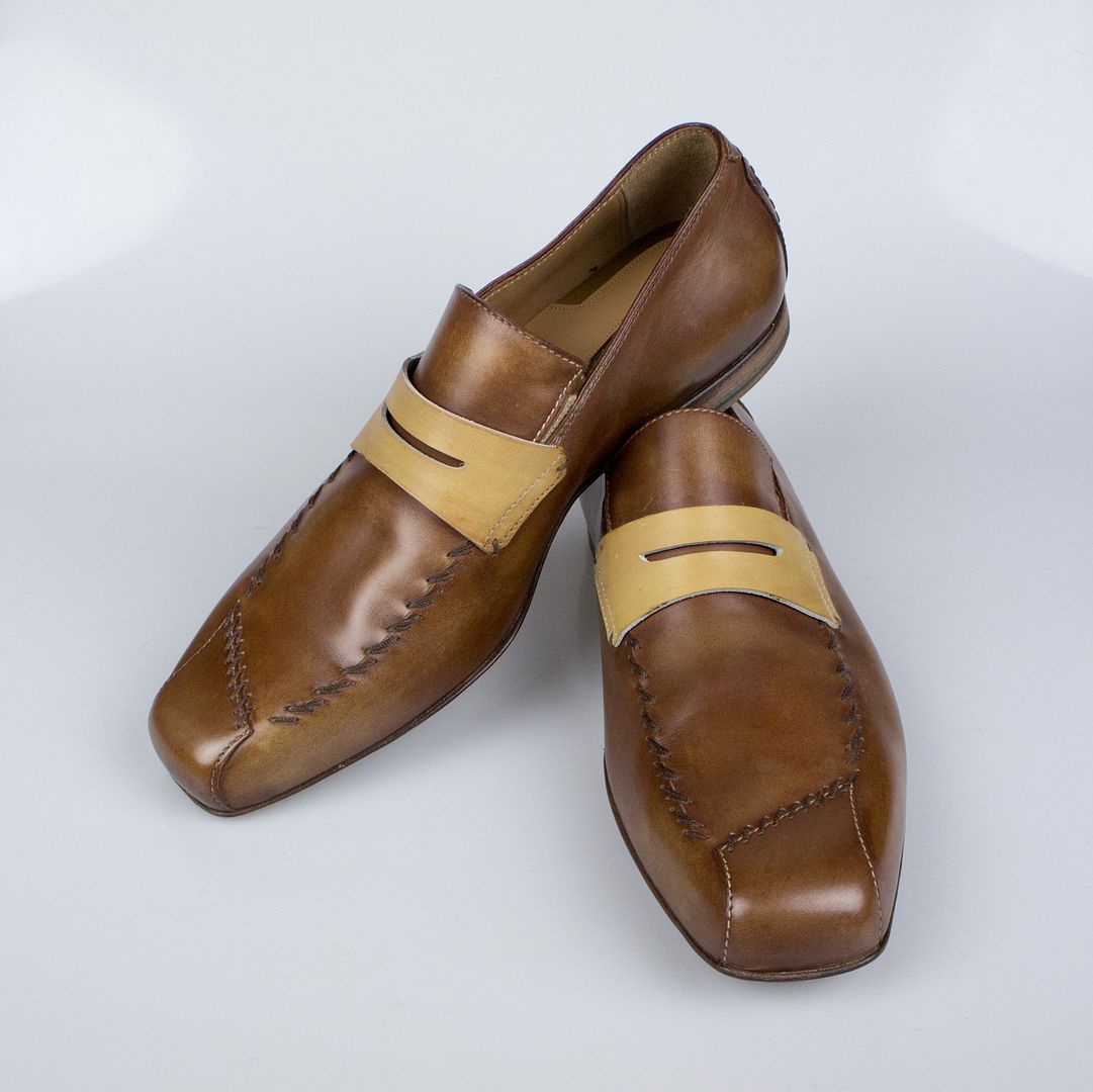 New BERLUTI Brown Leather Penny Loafers Casual Shoes Size 9 $2200 | eBay