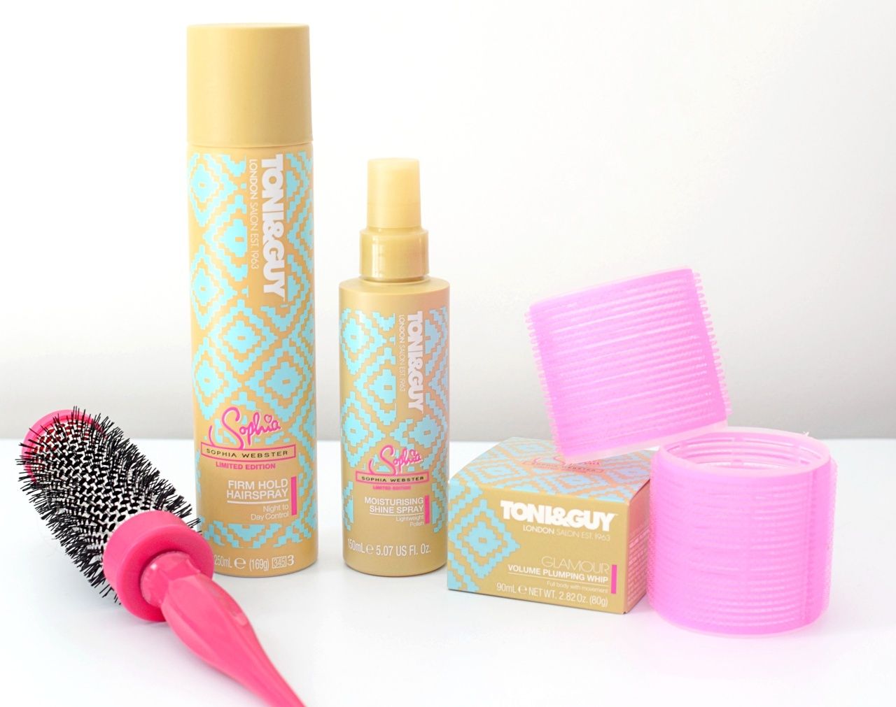 Toni & Guy Sophia Webster Products Collaboration