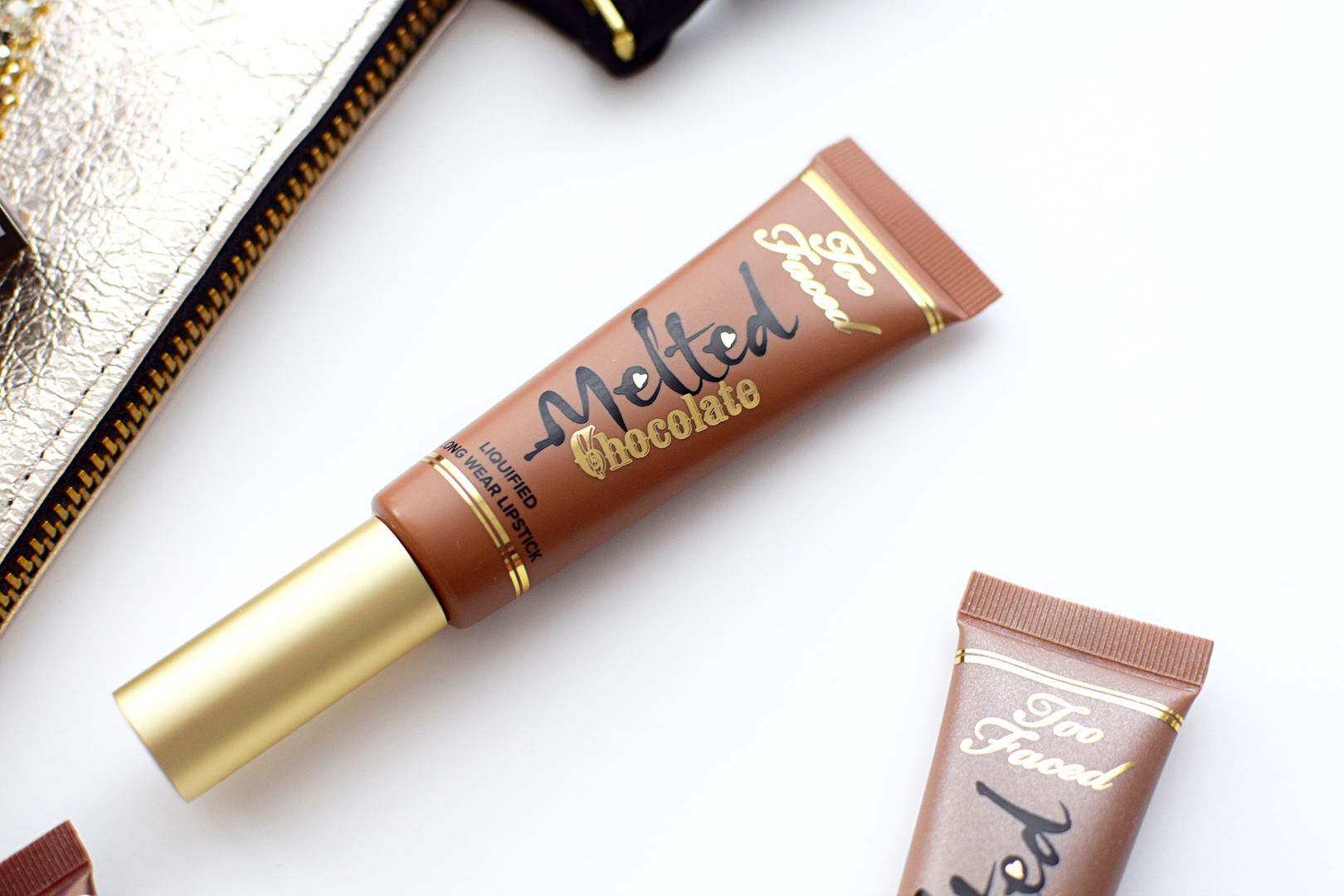 Too Faced Melted Chocolate Liquid Lipstick Chocolate Honey - UK Beauty Blog