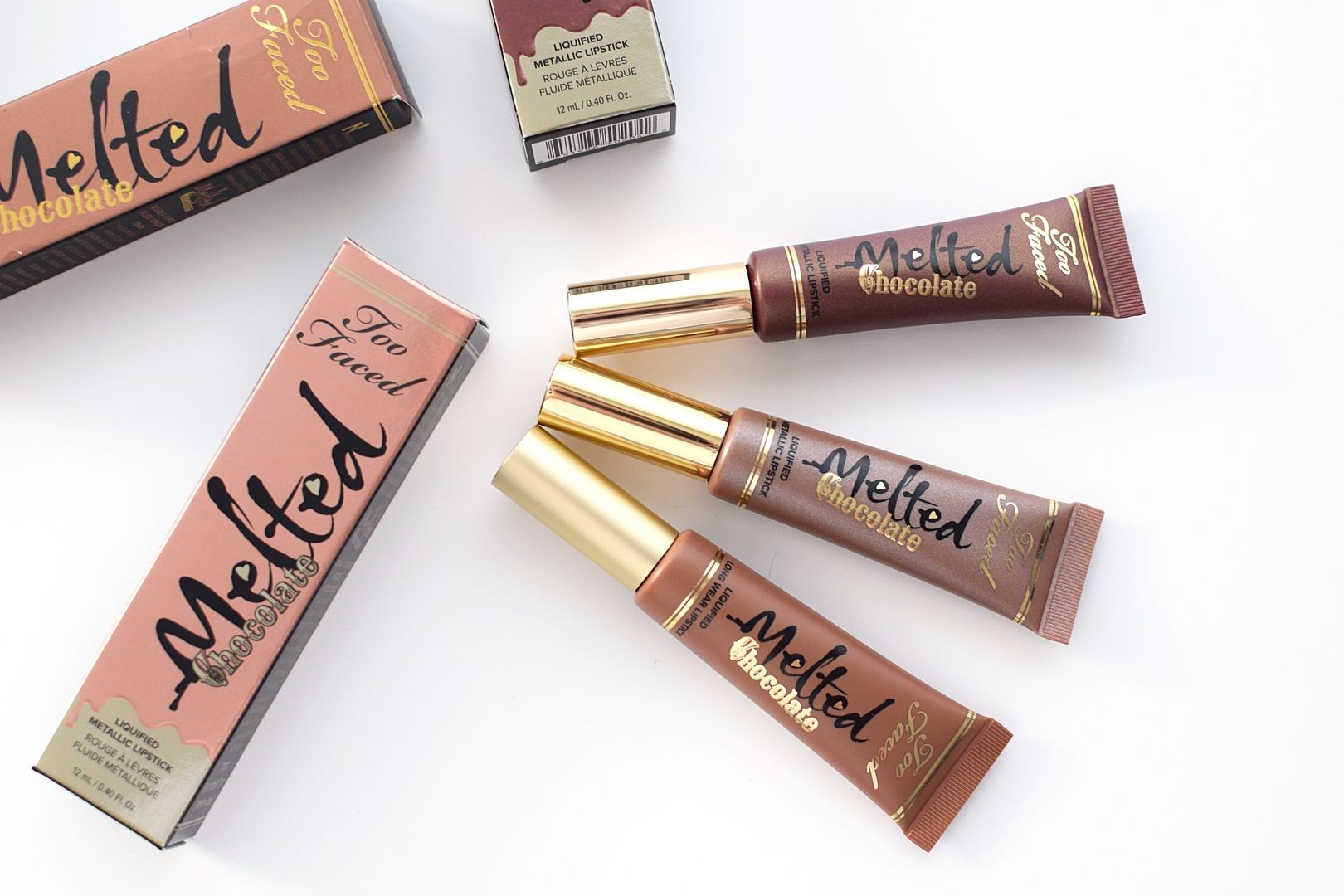 Too Faced Melted Chocolate Liquid Lipsticks Review