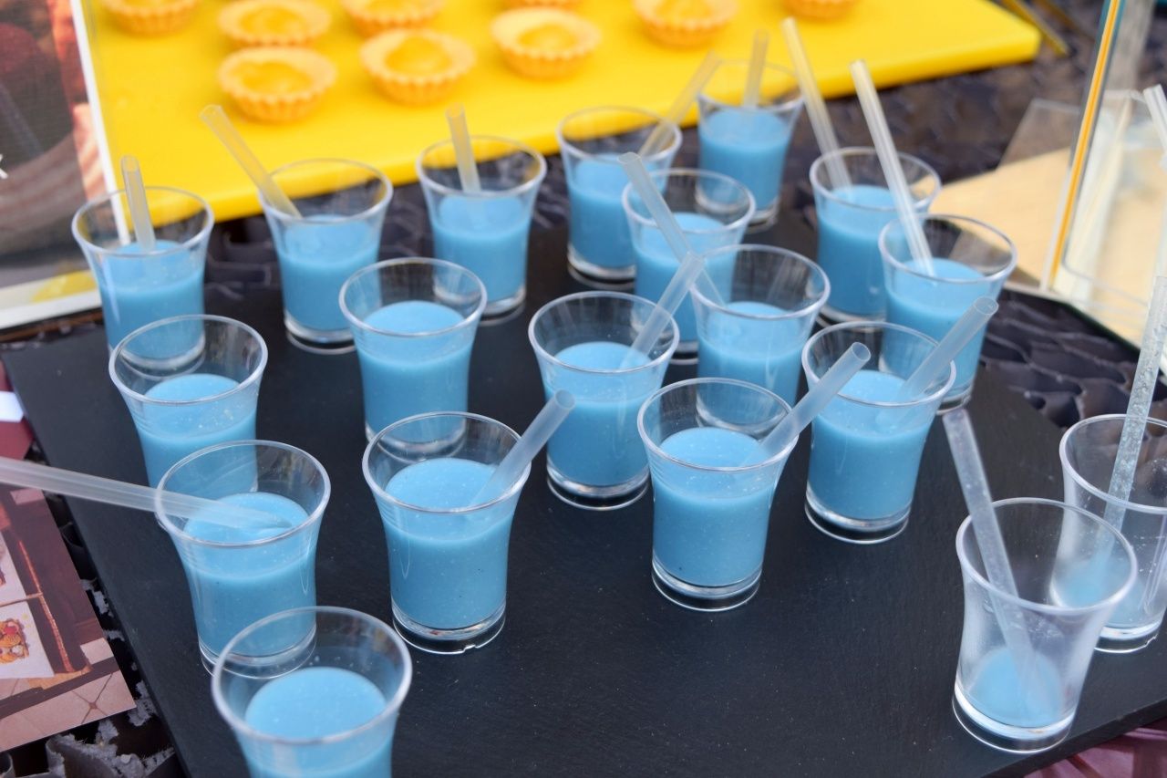 Blue drinks at breaking bad party