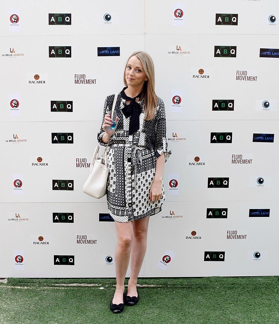 The LDN Diaries at ABQ launch wearing River Island shirt dress