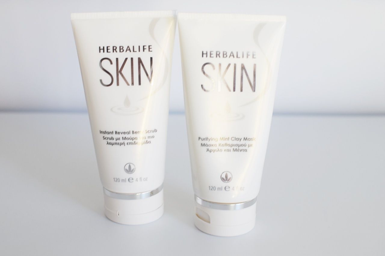 Herbalife SKIN Clay mask & berry Scrub Review