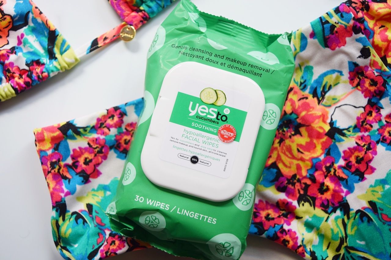 Yes To Cucumber Face Wipes | What's In My Spa Bag