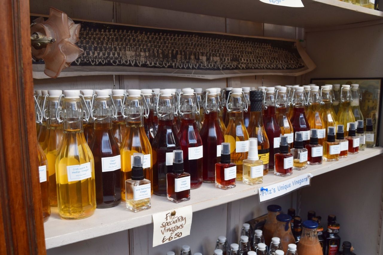 Vinegar Bottles Borough Market London | The LDN Diaries