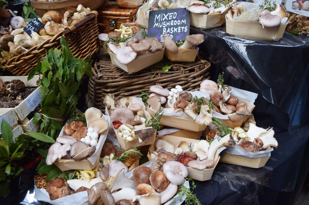 Mixed Mushrooms Borough Market London | The LDN Diaries