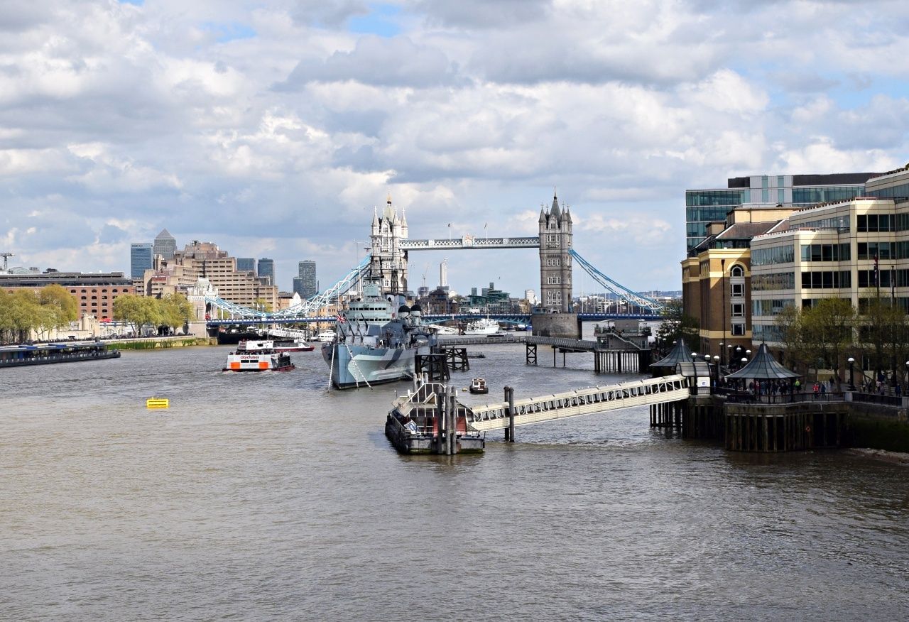 Tower Bridge London Thames River