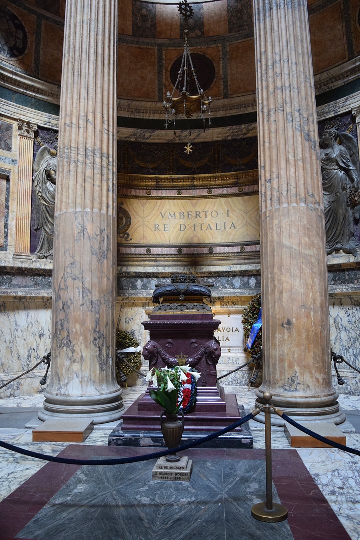 Inside the Pantheon Chruch in Rome