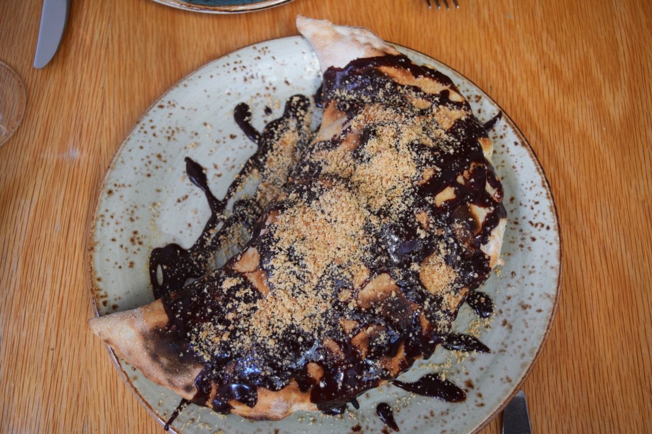 Nutella & Marshmallow Calzone