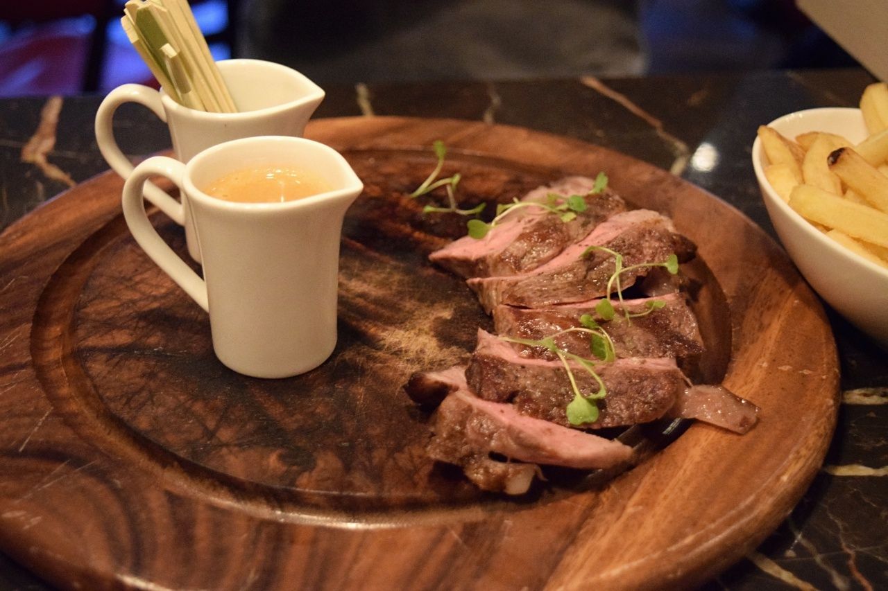 Steak and sauce | Andaz London | The LDN Diaries