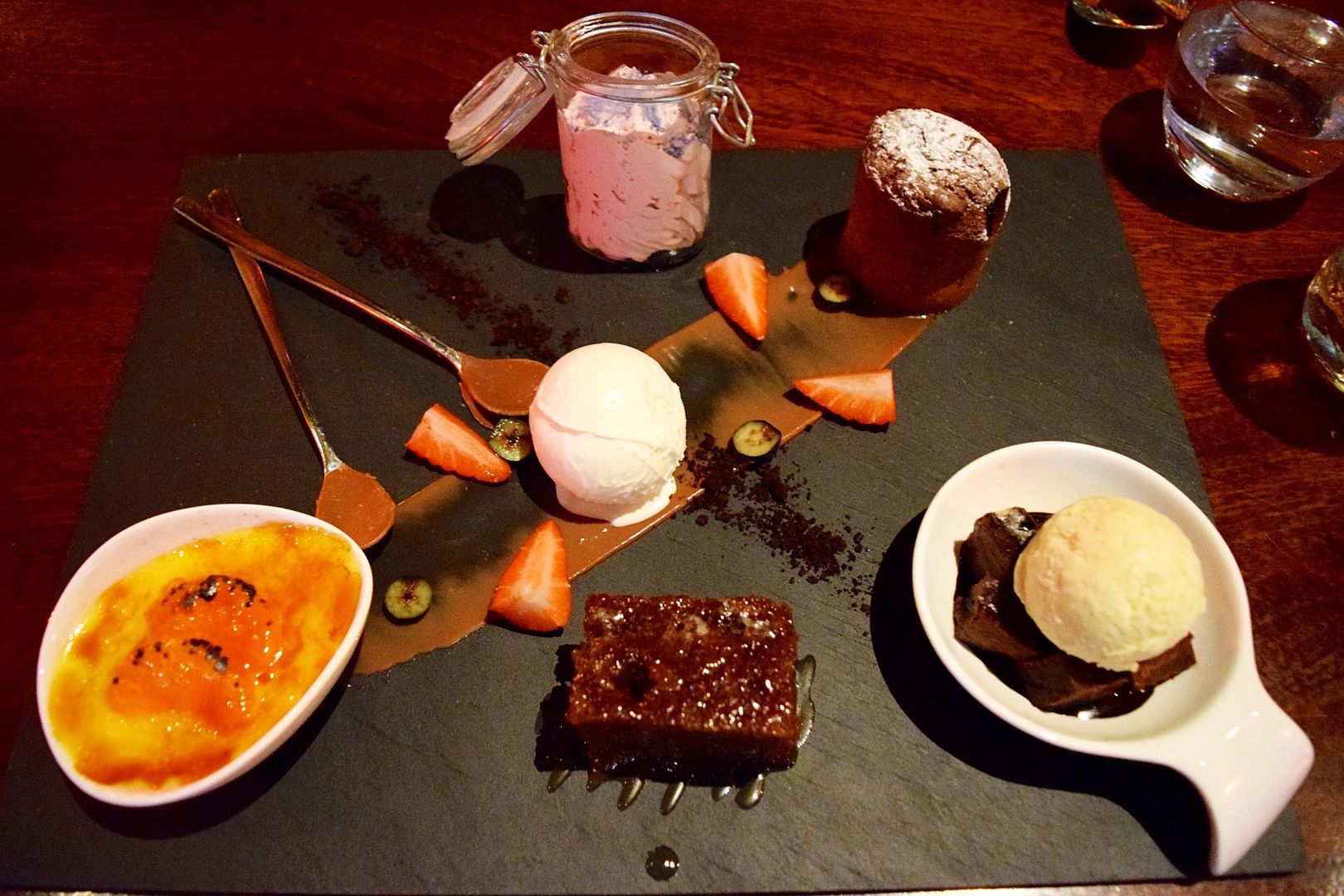 Dessert plate at The Meat Co London