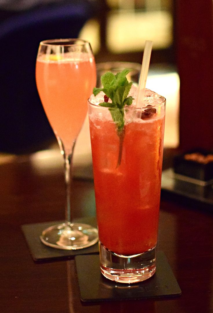 Twinkle 68 & Gin and Jam cocktails | Polo Bar The Westbury Hotel Mayfair