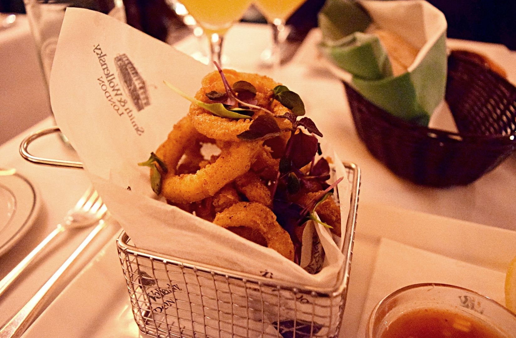 Crispy Squid Starter at Smith & Wollensky London Review 