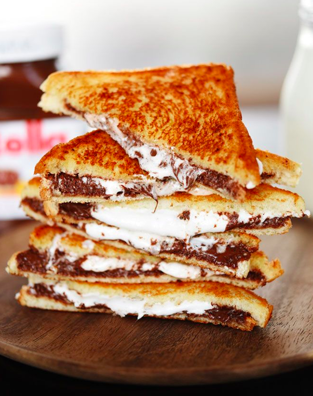 Nutella & Marshmallow Toast | 5 Easy Nutella Recipes