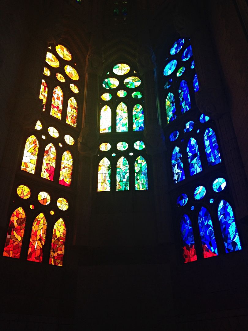Stained Glass Windows Sagrada Familia Barcelona
