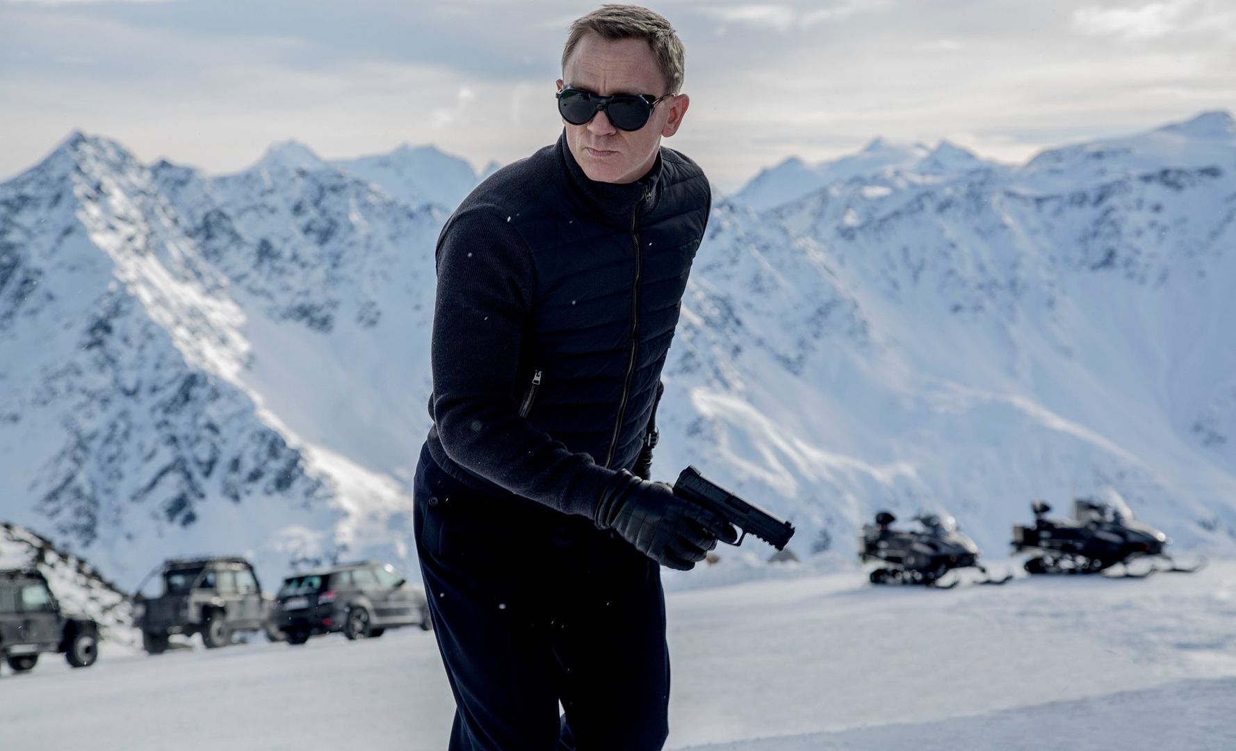 James Bond Spectre on the slopes