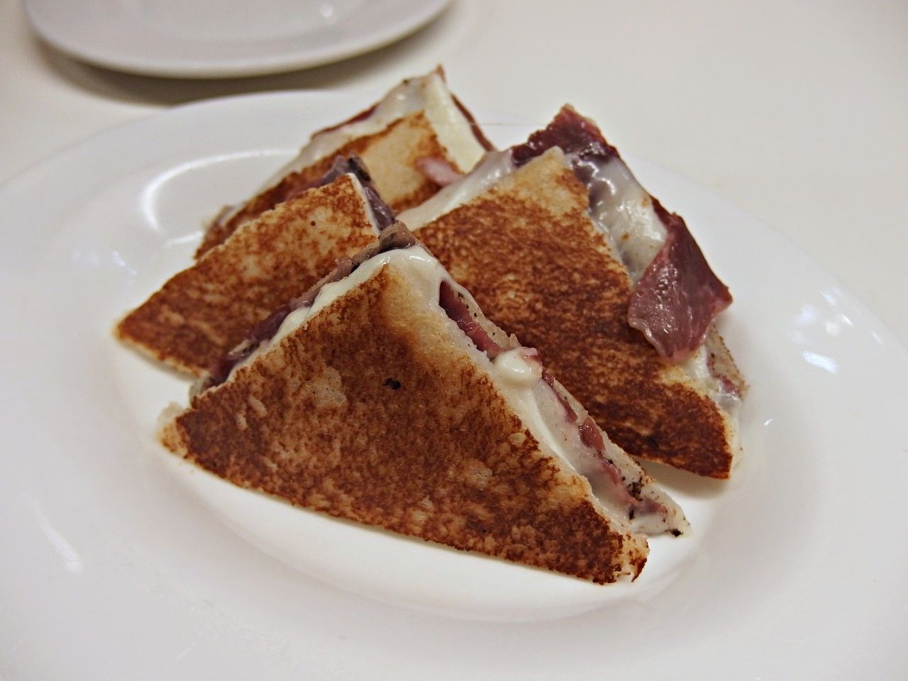 Mozzarella, Ham and Black Truffle Sandwich |Tapas 24 | Barcelona