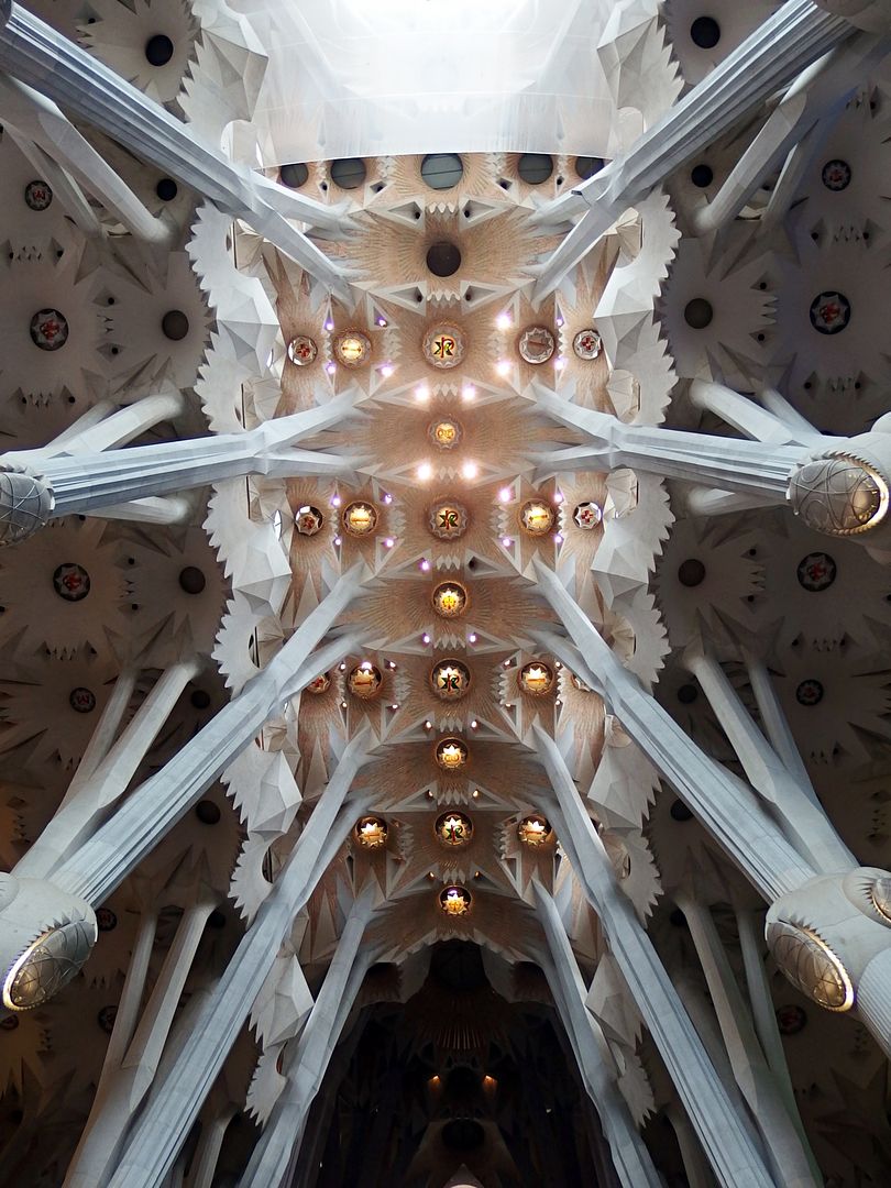 Sagrada Familia Ceiling Barcelona