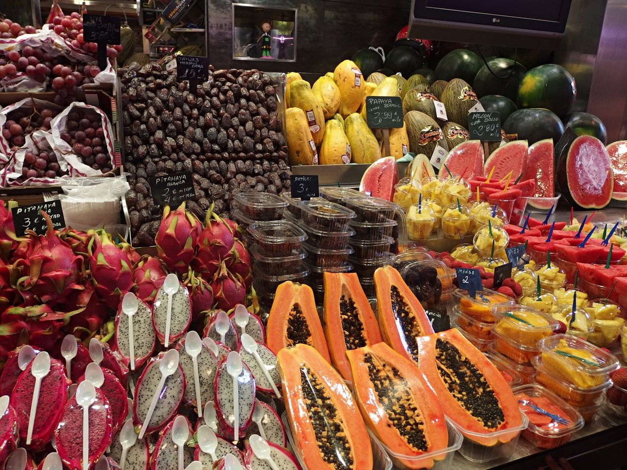 Fresh fruit Barcelona Market