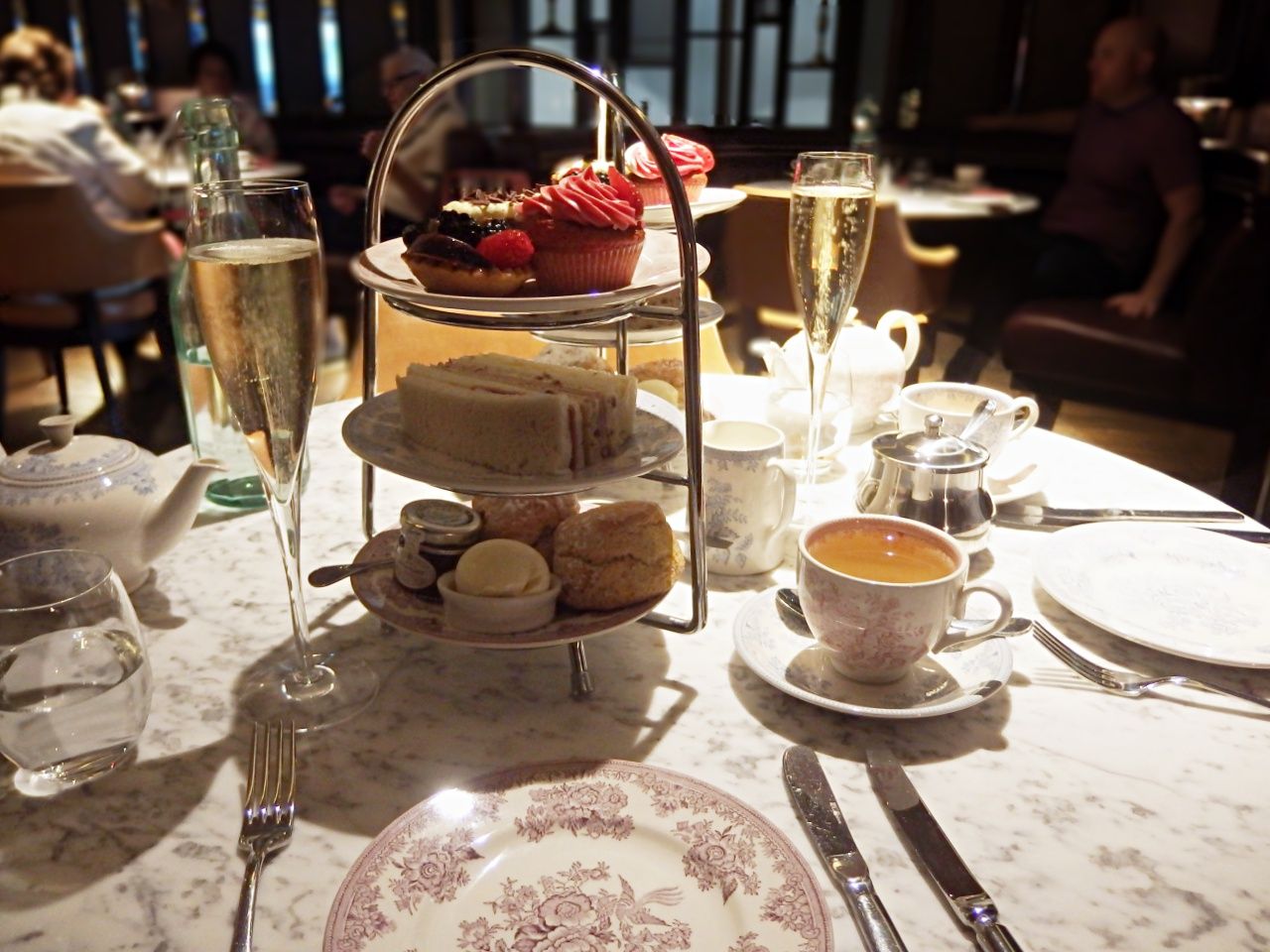 Afternoon tea at the strand dining rooms