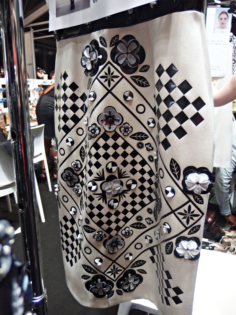 Backstage At Holly Fulton LFW SS15 