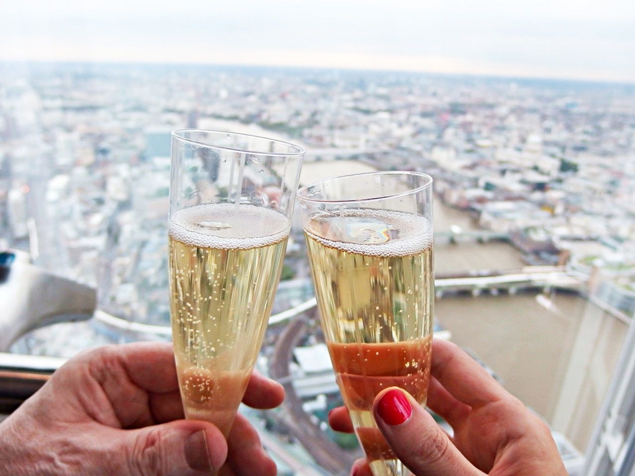 Champagne at The Shard