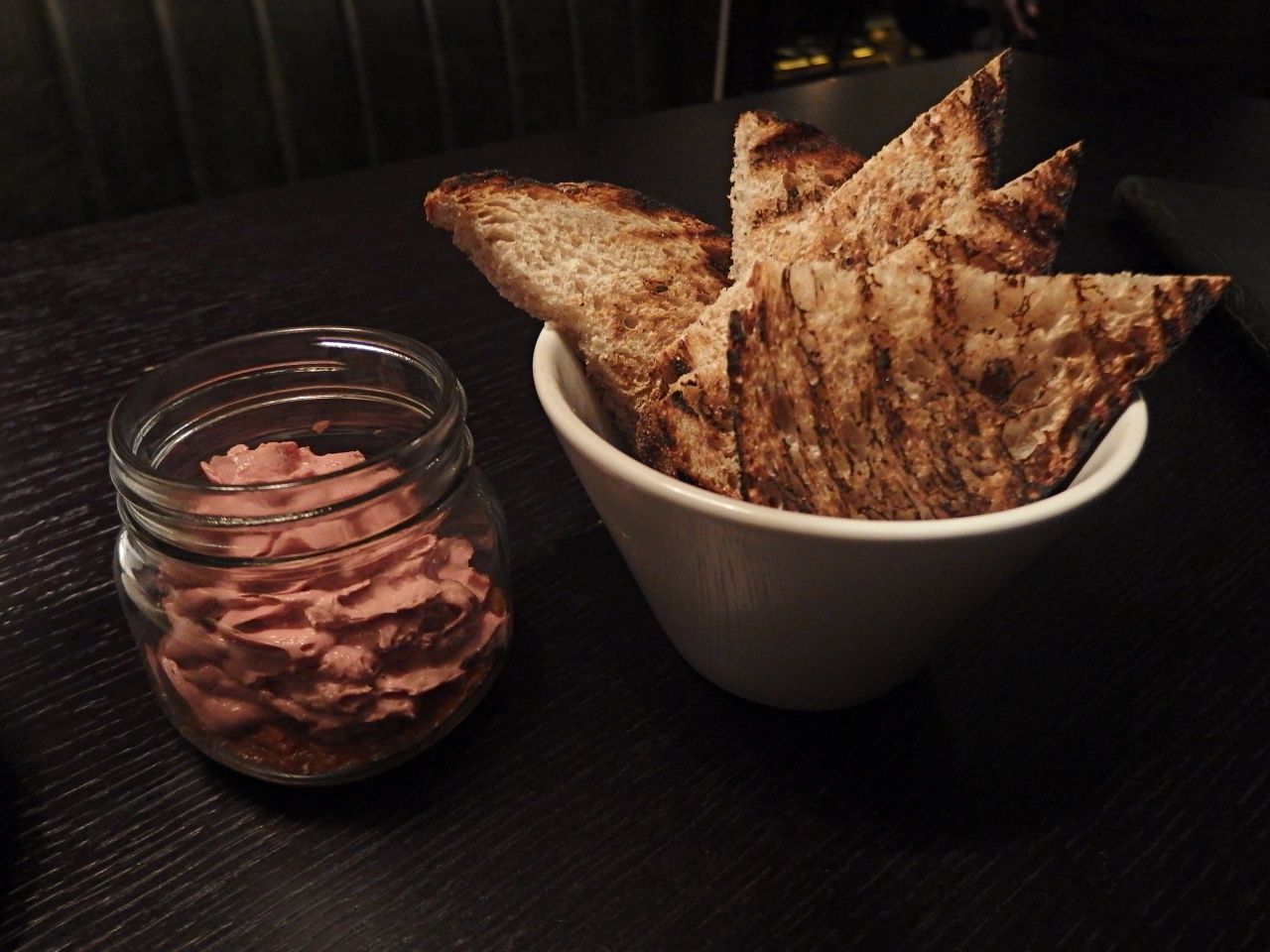 Chicken Liver Mousse and toast