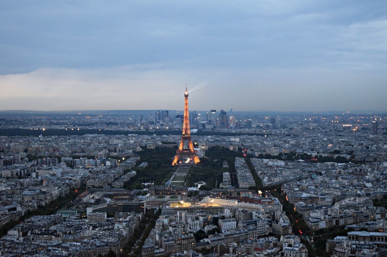 Eiffel Tower from Montparnasse Tower