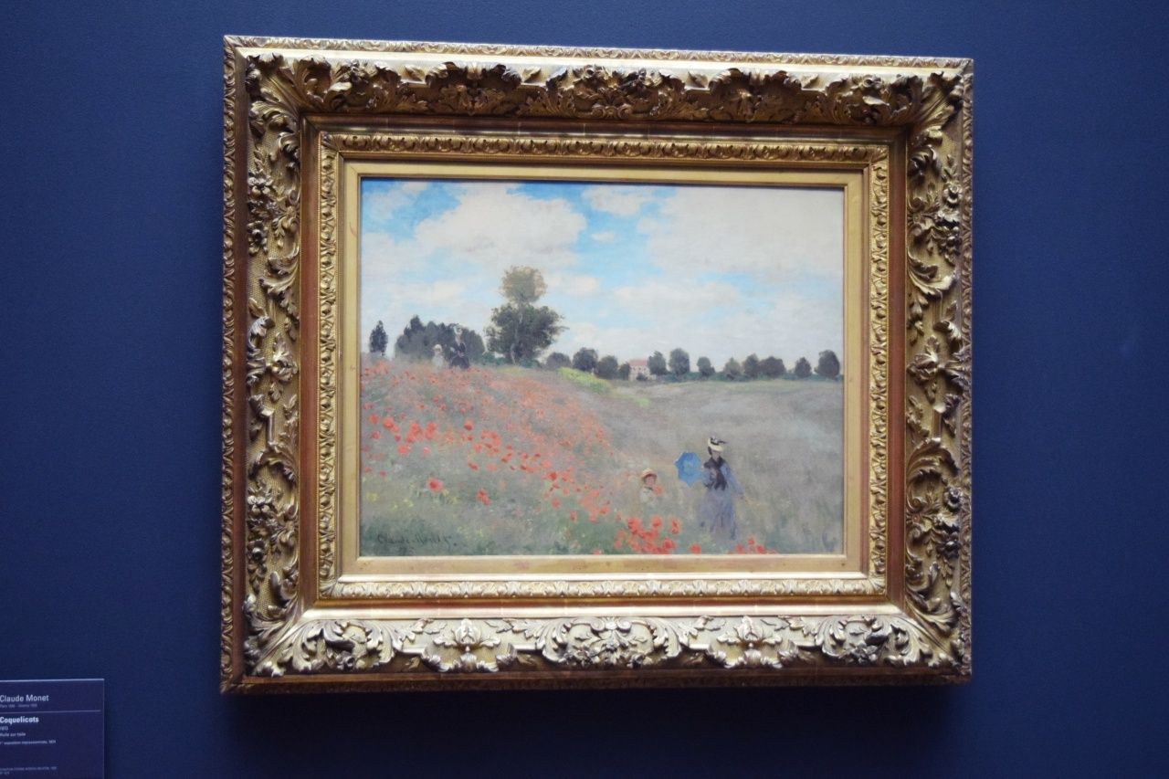 Monet Poppies Musee Dorsay Paris