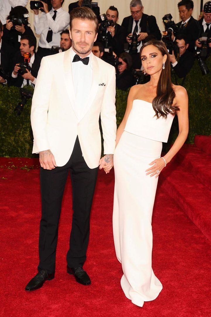 Victoria and David Beckham Met Gala 2014
