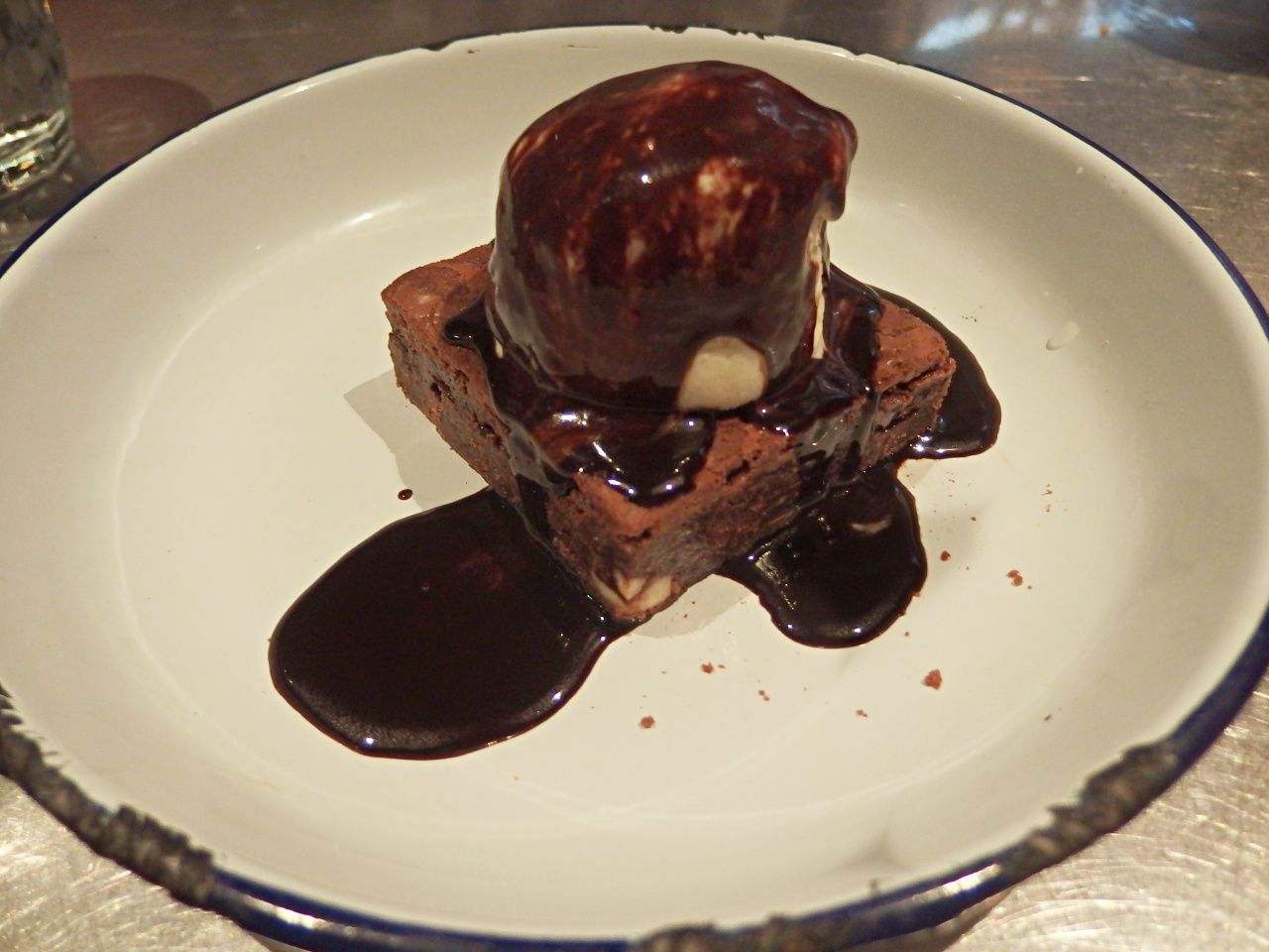 Chocolate Brownie & Ice Cream